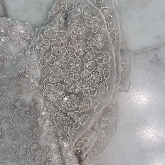 Mac Duggal White sequin gown - Picture 5 of 13